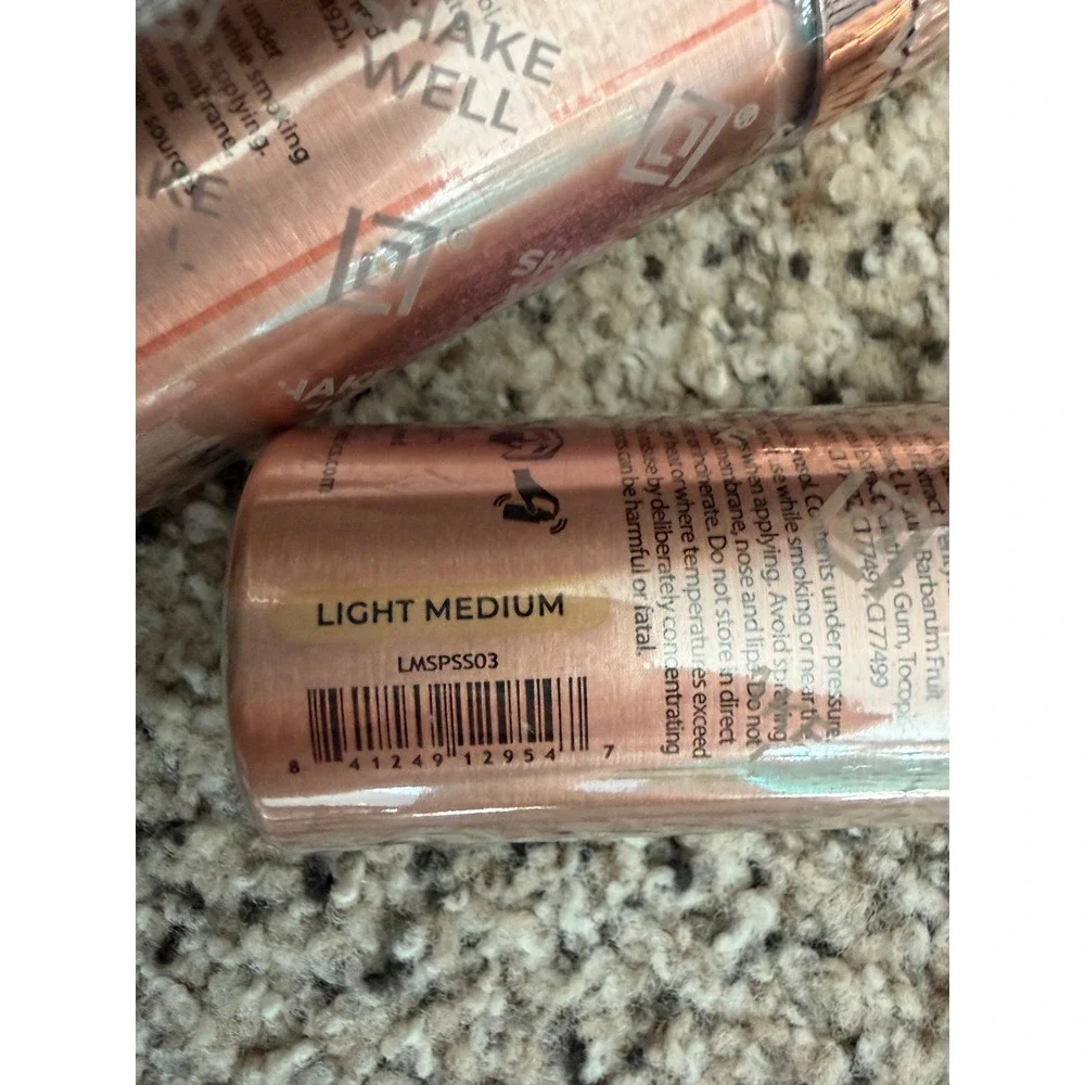 Luminess Airbrush Spray Silk Foundation, Blush, Primer 30ml 1oz Light Medium NEW